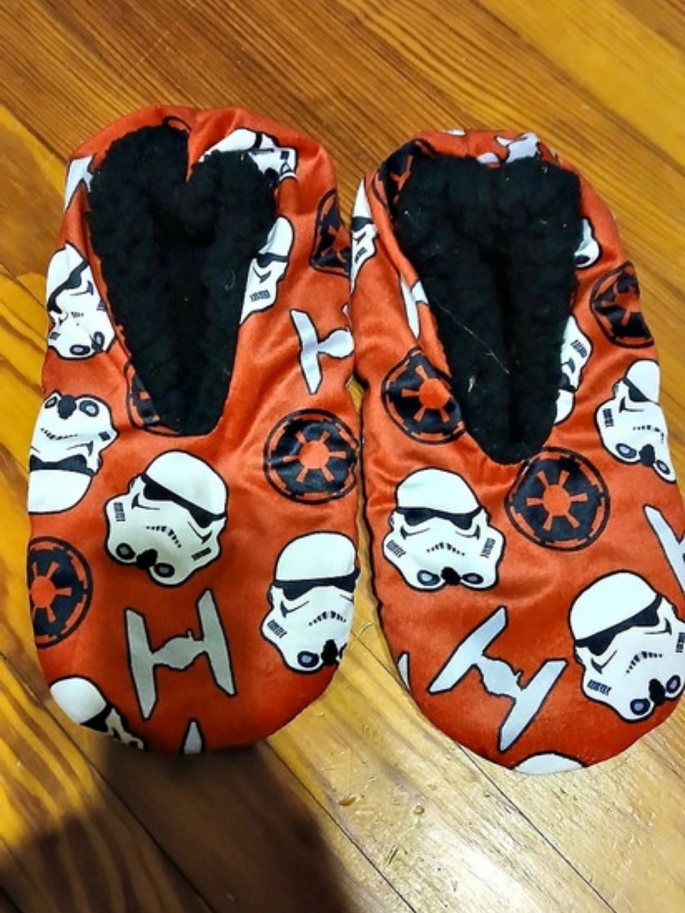 Star Wars Darth Vader and Stormtrooper Character Slippers Slipper Socks Bundle